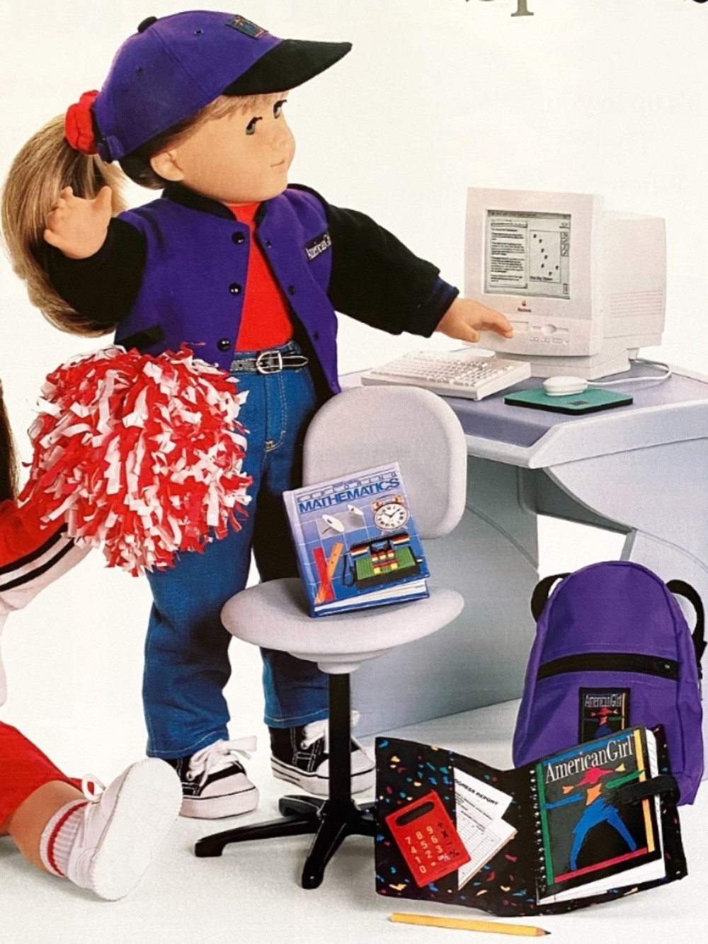 American Girl of Today High-Top Sneakers from Blue Jean Basics (Retired in 1999)